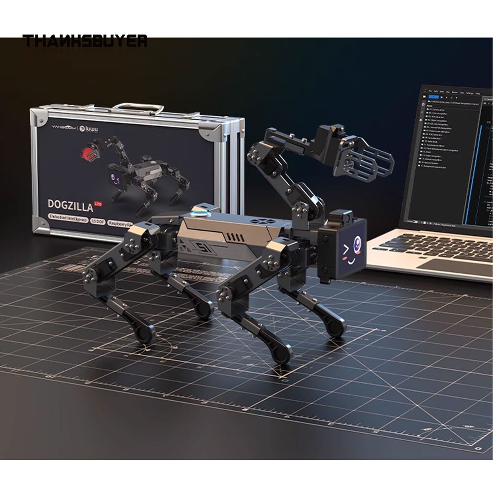DOGZILLA-Lite AI bionic robot dog toy with camera and robotic arm