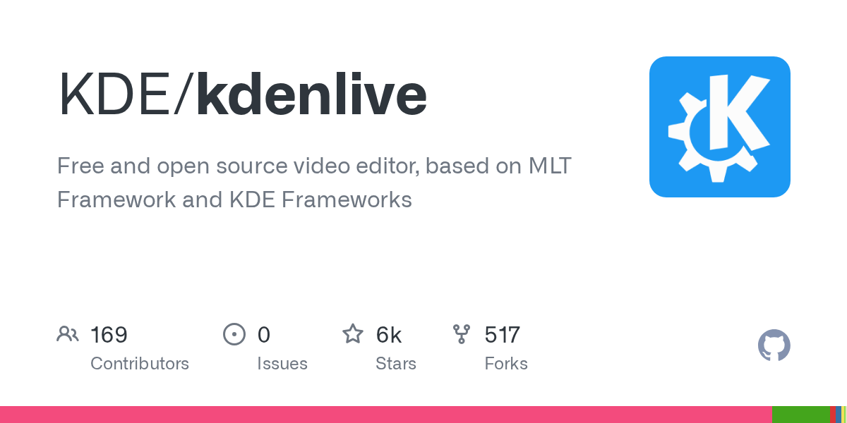 Kdenlive video editor